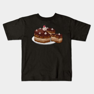 Chocolate Cake Cakes Kids T-Shirt